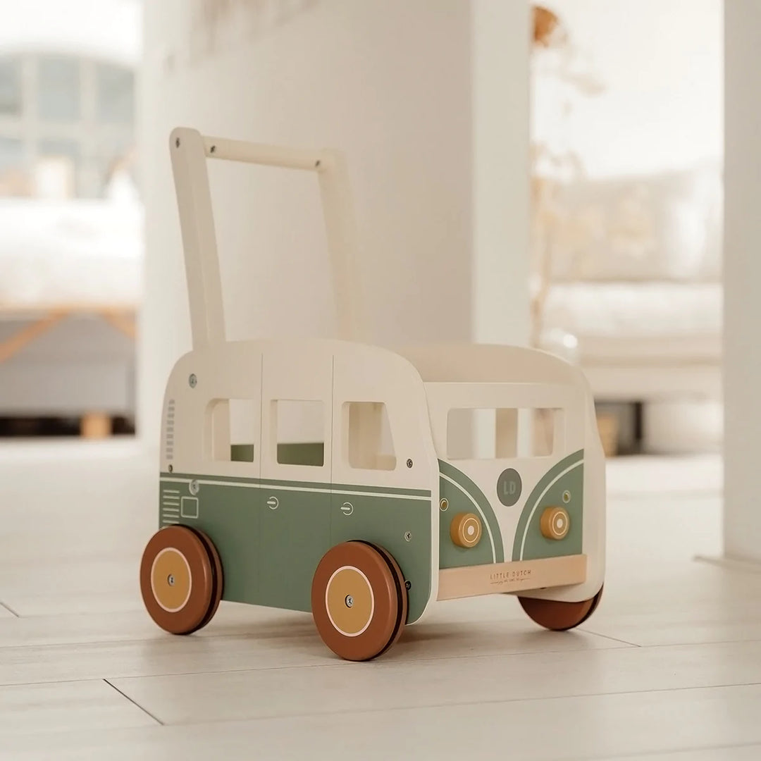 Wooden camper top van walker
