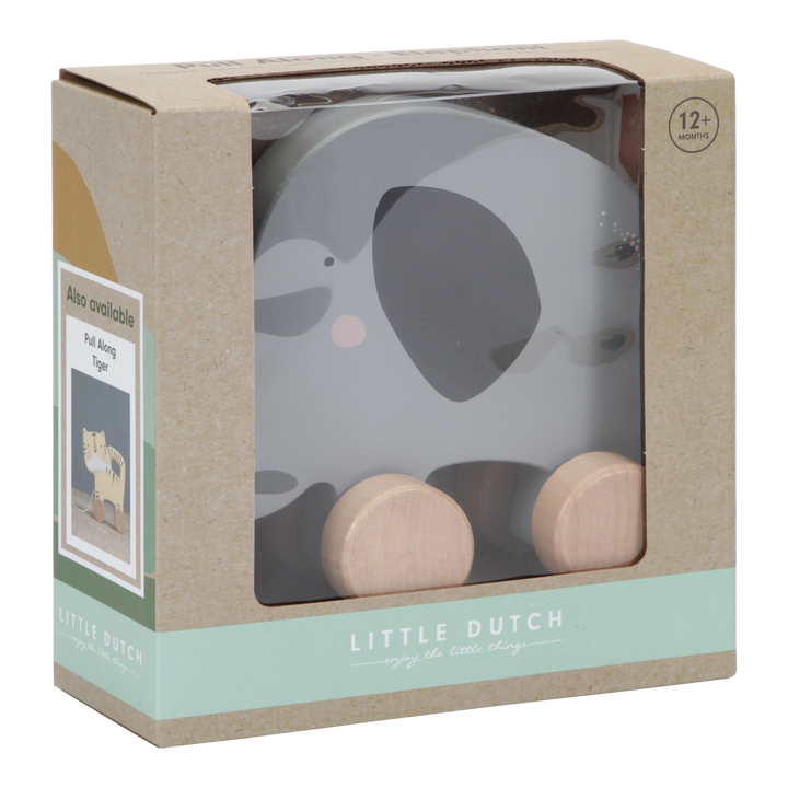 LITTLE DUTCH - PULL ALONG ELEPHANT - Mabel & Fox