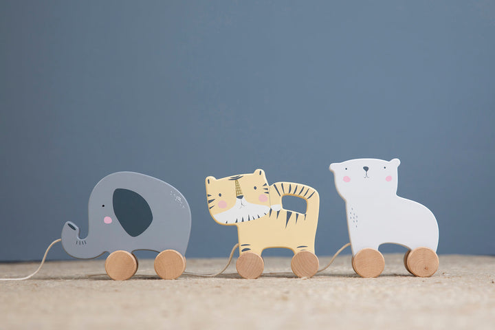 LITTLE DUTCH - PULL ALONG ELEPHANT - Mabel & Fox