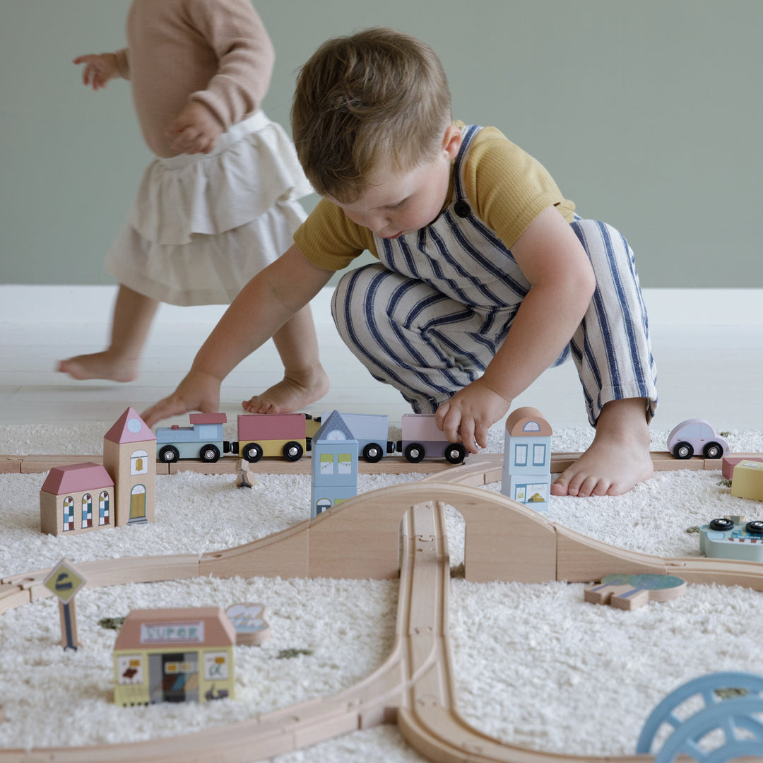 Baby train shop set toy