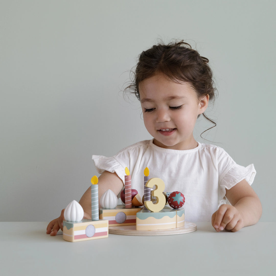Little Dutch - Wooden birthday cake - Mabel & Fox