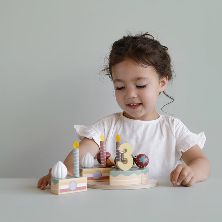 Little Dutch - Wooden birthday cake - Mabel & Fox