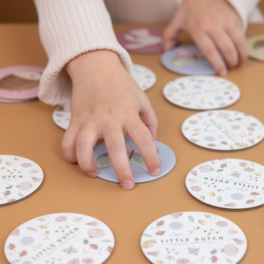 Little Dutch - Memo Game - Flowers & Butterflies - Mabel & Fox