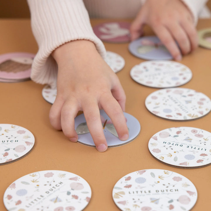 Little Dutch - Memo Game - Flowers & Butterflies - Mabel & Fox