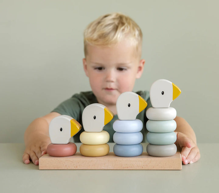Little Dutch -  Stacker Little Goose Family - Mabel & Fox