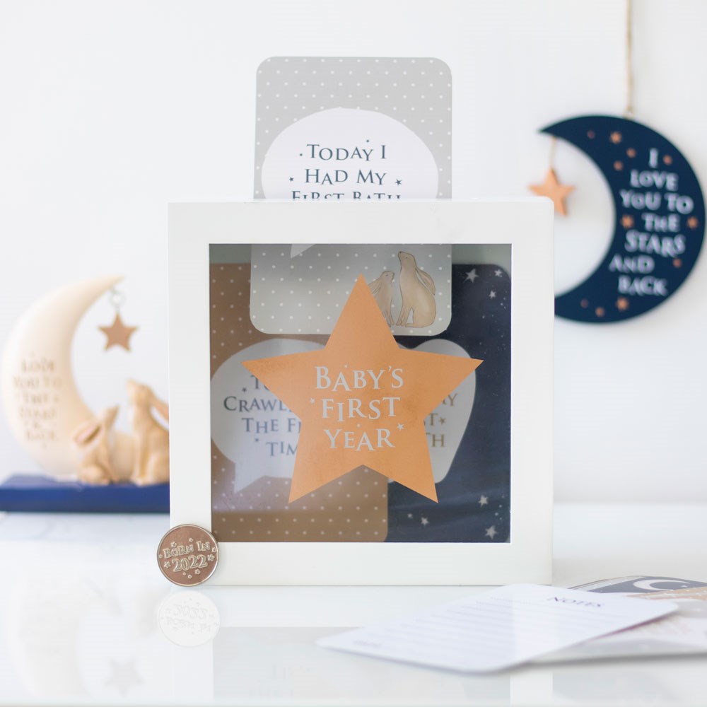 BABY'S FIRST YEAR MILESTONE CARDS & BOX - Mabel & Fox