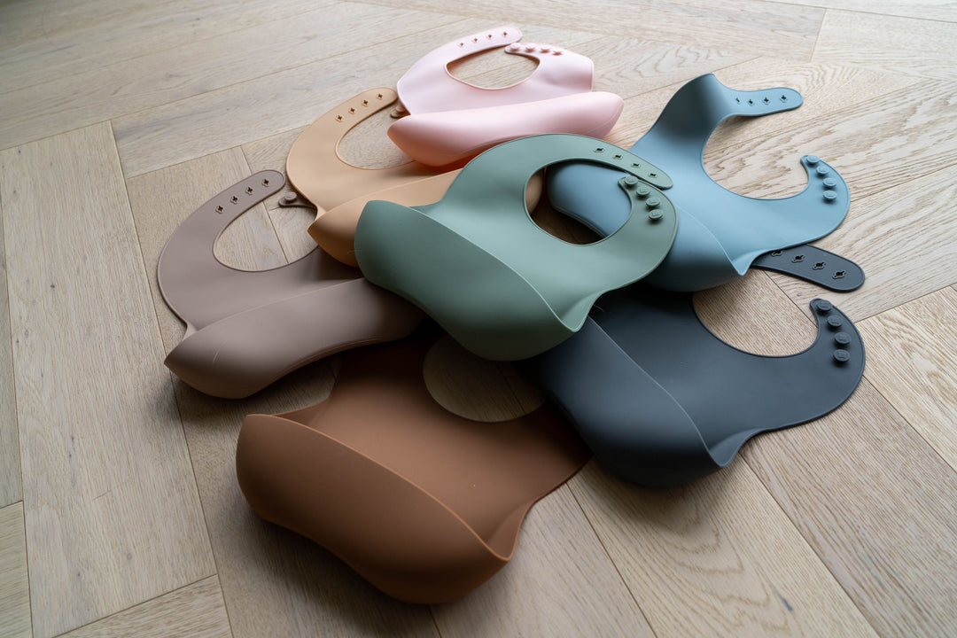 Mabel & Fox - Silicone Bib - Sandstone - Mabel & Fox