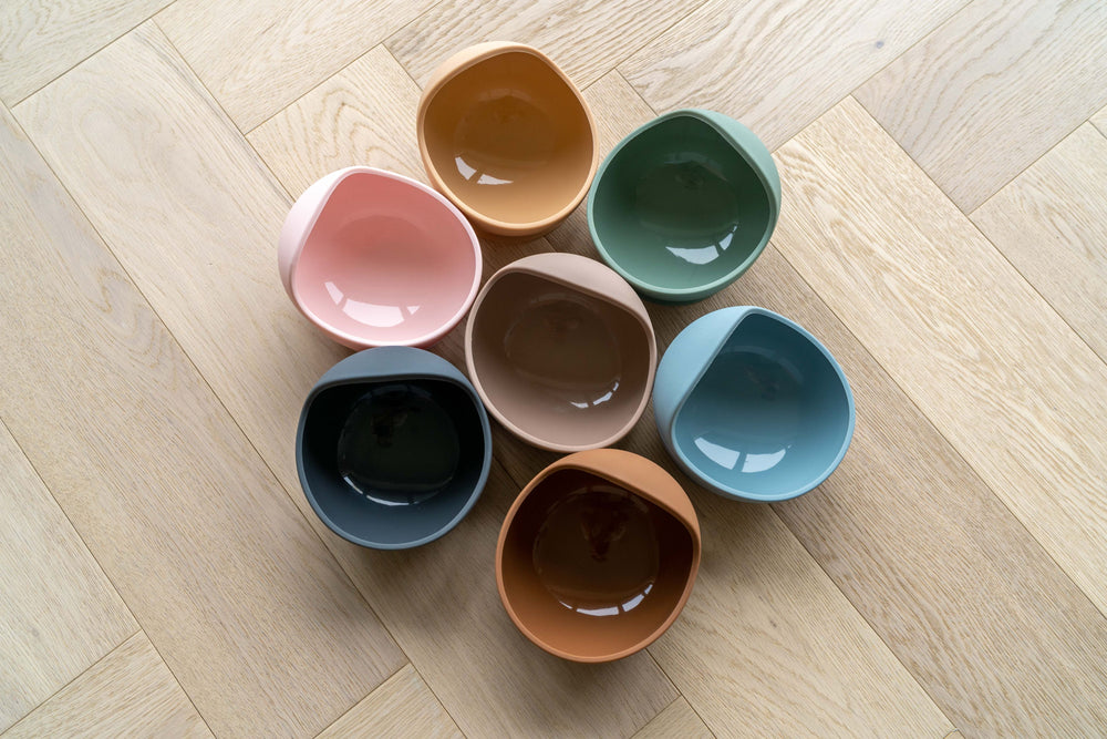 Mabel & Fox - Silicone Tableware - Bowl - Sage - Mabel & Fox