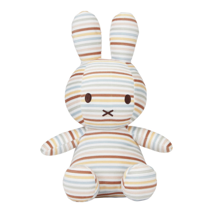 Little Dutch x Miffy - Soft Toy - Vintage Sunny Stripes (all over) 25cm