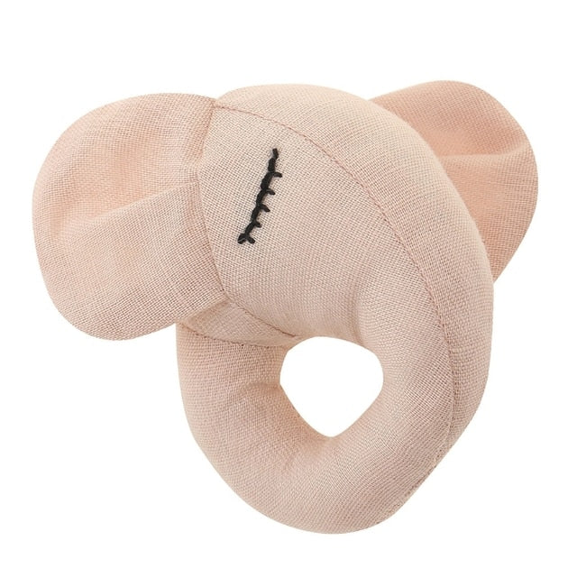Mabel & Fox - Elephant Rattle - Pink