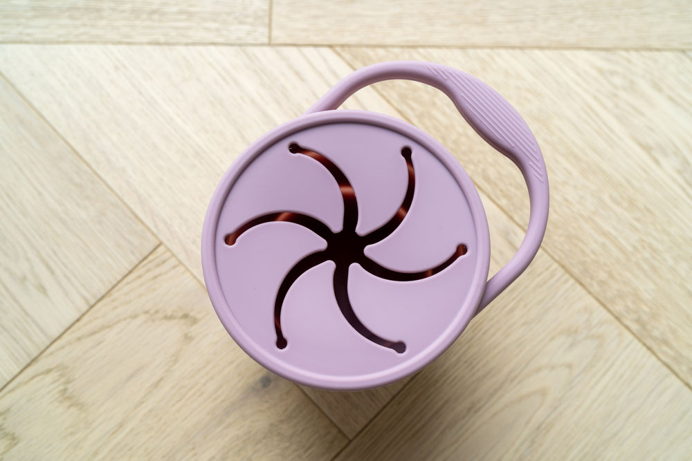 Mabel & Fox - Silicone Tableware - Snack Cup - Mauve - Mabel & Fox