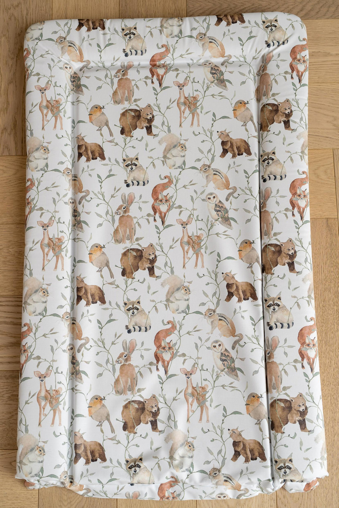 Mabel & Fox - Baby Changing Mat  -  Watercolour Woodlands - Mabel & Fox