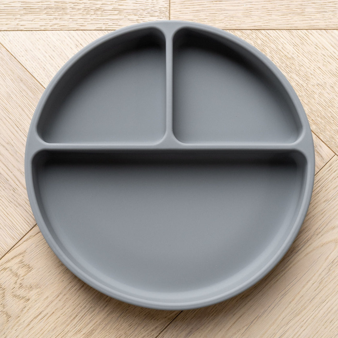 Mabel & Fox - Silicone Tableware - Plate - Light Grey - Mabel & Fox