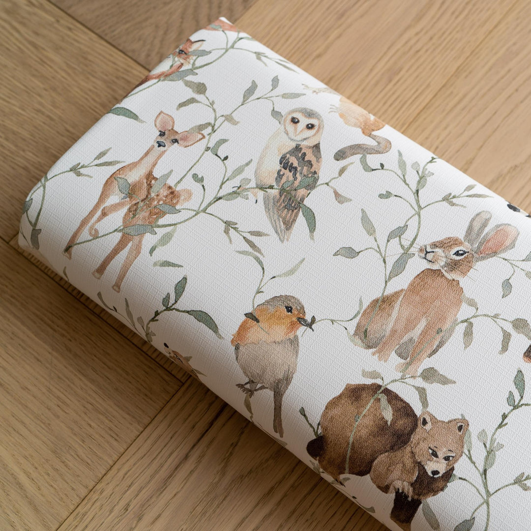 Mabel & Fox - Travel Changing Mat - Watercolour Woodlands - Mabel & Fox