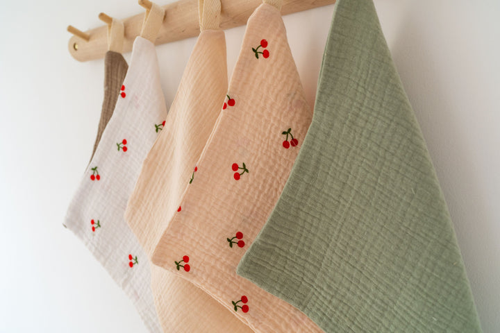 Mabel & Fox - Wash cloth Set - Cherry - Mabel & Fox