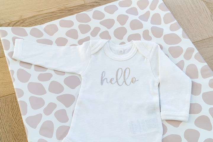 Mabel & Fox - Personalised Baby Grow - White