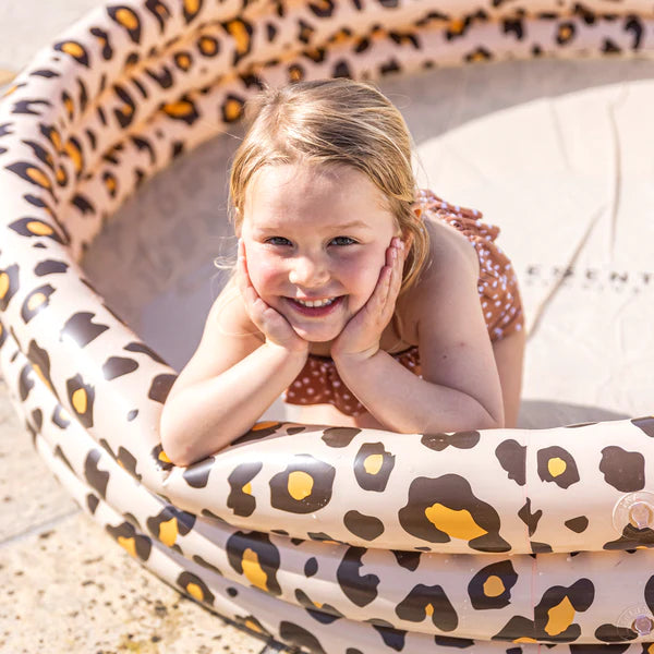 Swim Essentials - Inflatable Swimming Pool - Beige Leopard - 150cm