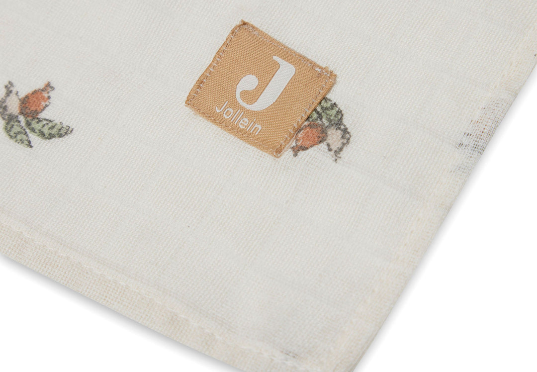 Jollein - Muslin Cloth 70 x 70cm - Rosehip (3 Pack)