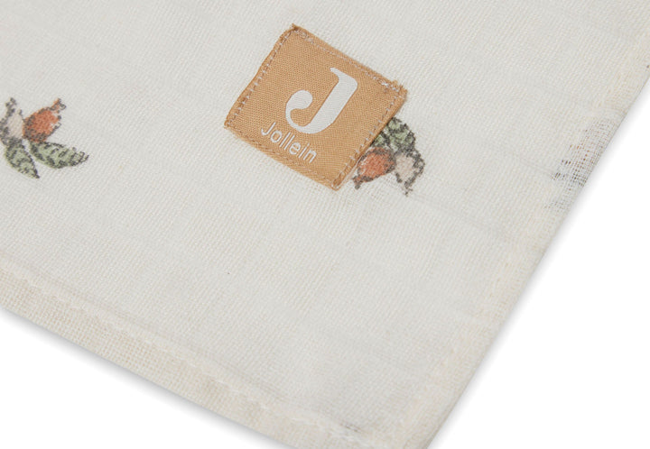 Jollein - Swaddle Muslin 115 x 115cm - Rosehip (2 Pack)