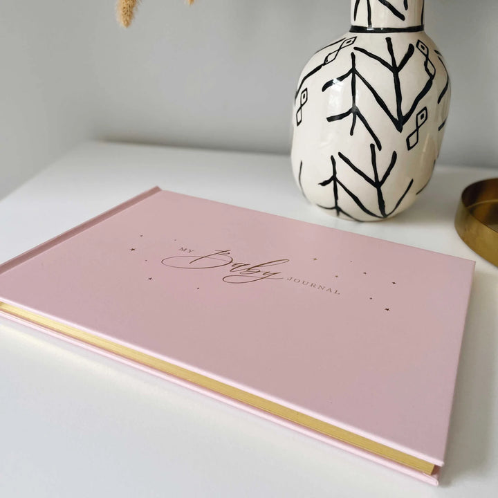 BLUSH & GOLD - BABY MEMORY BOOK - BLUSH - Mabel & Fox