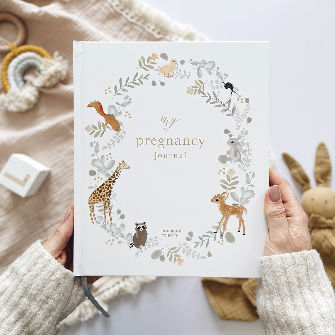 BLUSH & GOLD - PREGNANCY JOURNAL - ANIMALS - Mabel & Fox