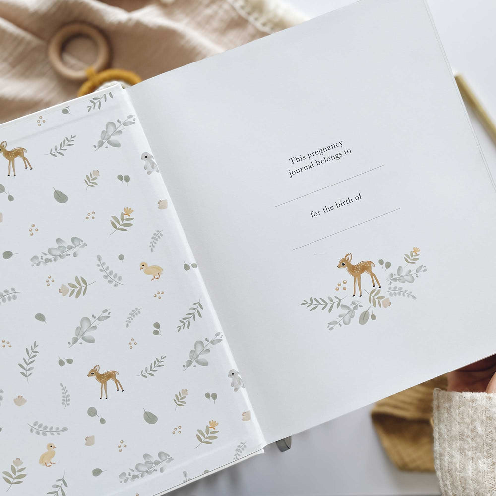 BLUSH & GOLD - PREGNANCY JOURNAL - ANIMALS - Mabel & Fox