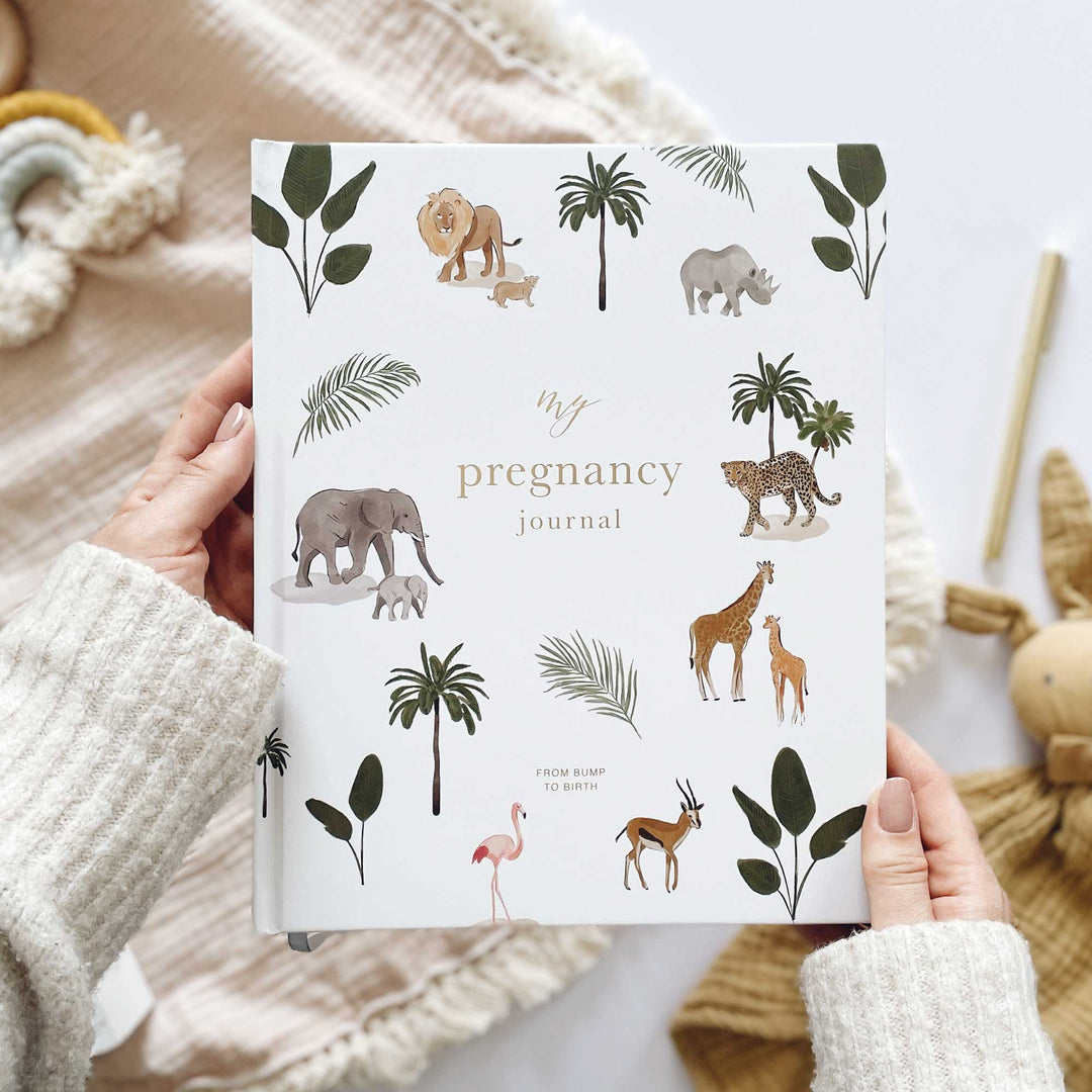 BLUSH & GOLD - PREGNANCY JOURNAL -JUNGLE - Mabel & Fox