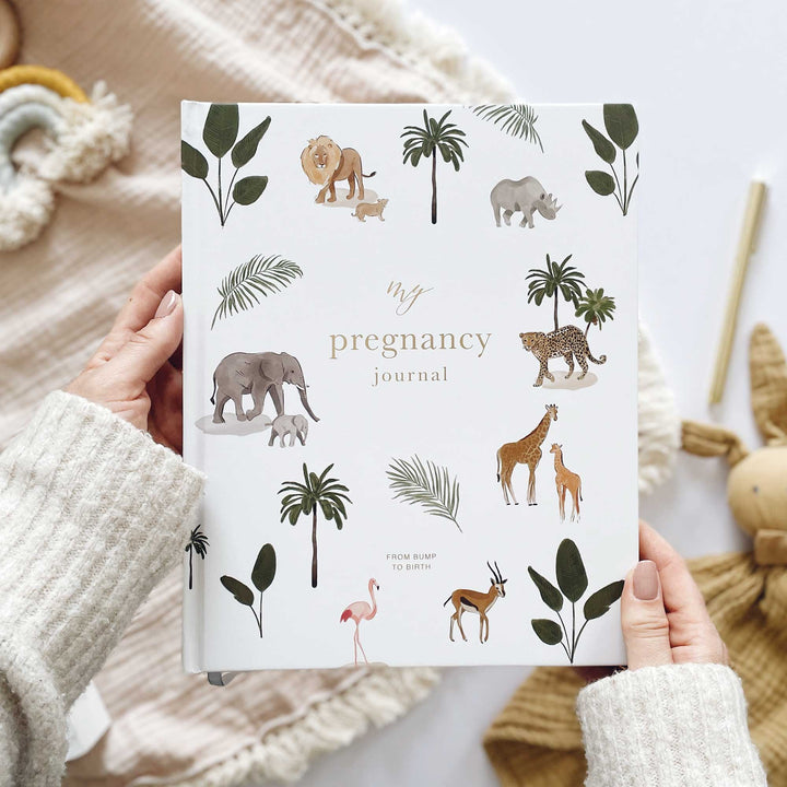 BLUSH & GOLD - PREGNANCY JOURNAL -JUNGLE - Mabel & Fox