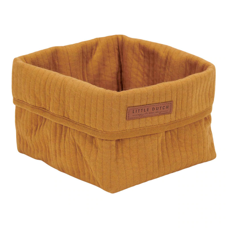 Little Dutch Storage Basket - Small - Pure Ochre Spice - Mabel & Fox