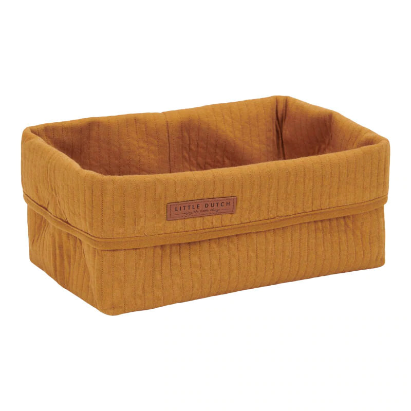 Little Dutch Storage Basket - Large -  Pure Ochre Spice - Mabel & Fox