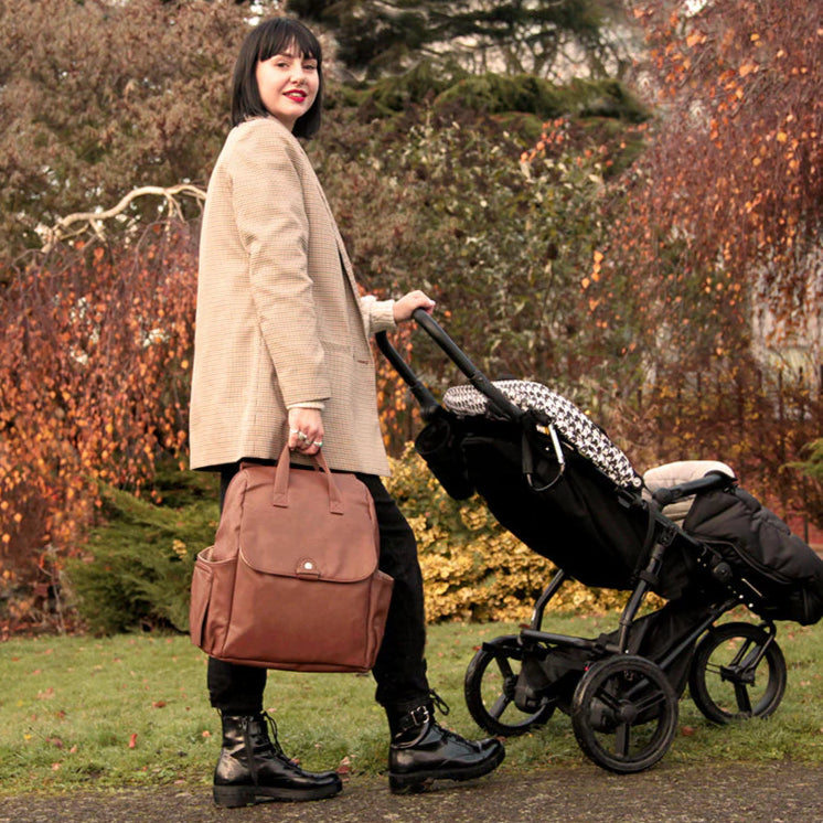 Babymel robyn online convertible backpack tan