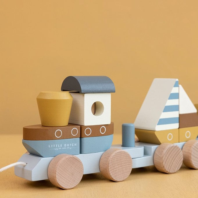 Little Dutch - Stacking Train - Sailors Bay - Mabel & Fox