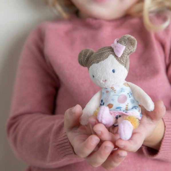 Little Dutch - Cuddle Doll - Rosa - 10 cm - Mabel & Fox