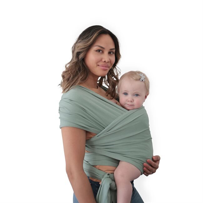 Mushie - Baby Wrap - Roman Green - Mabel & Fox