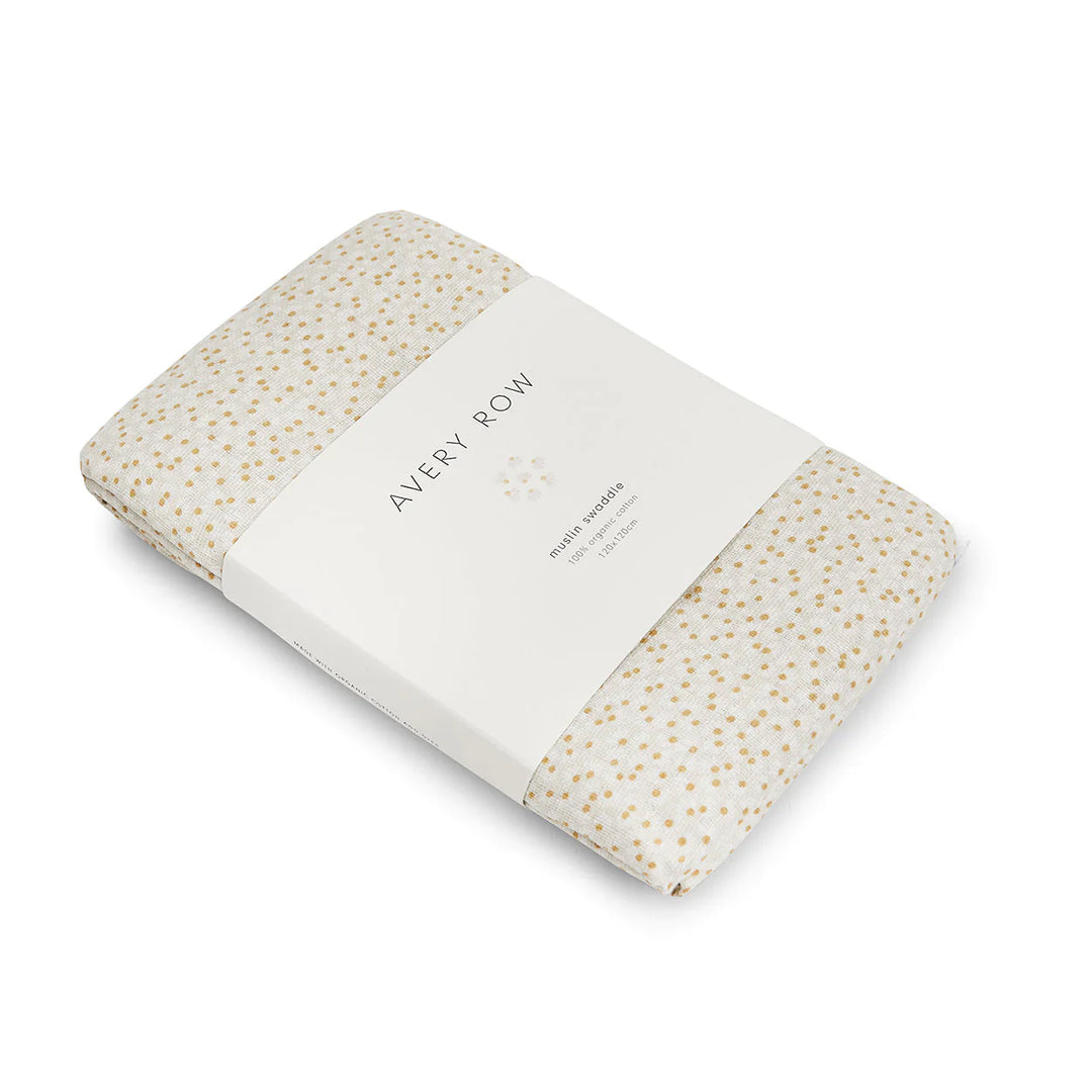 Avery Row - Organic Baby Large Muslin Swaddle - Daisy Meadow - Mabel & Fox