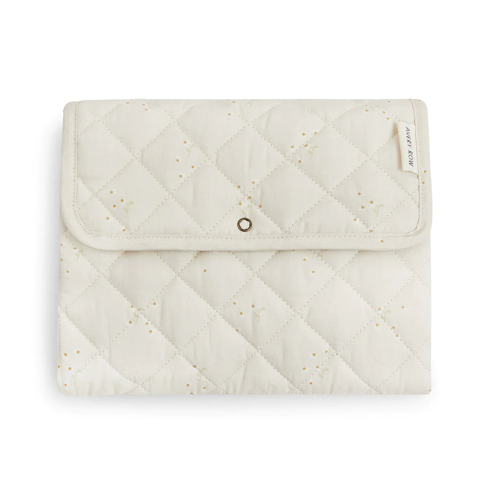 Avery Row - Travel Changing Mat - Wild Chamomile - Mabel & Fox