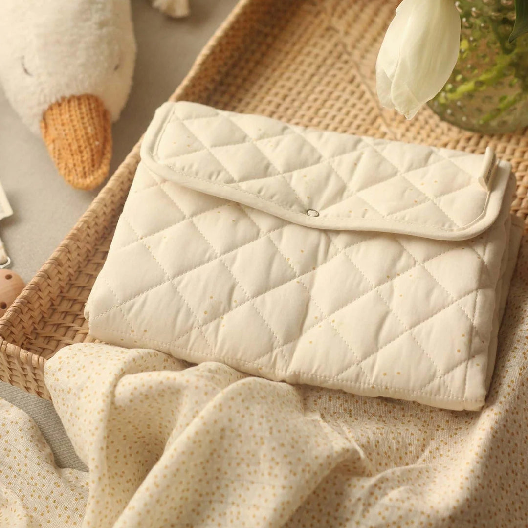 Avery Row - Travel Changing Mat - Wild Chamomile - Mabel & Fox