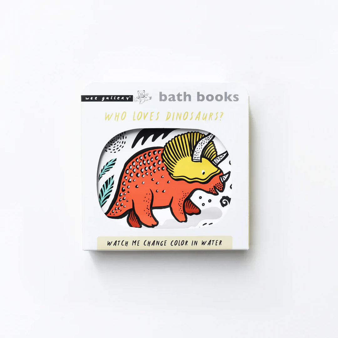 Wee Gallery - Bath Book - Dinosaur - Mabel & Fox