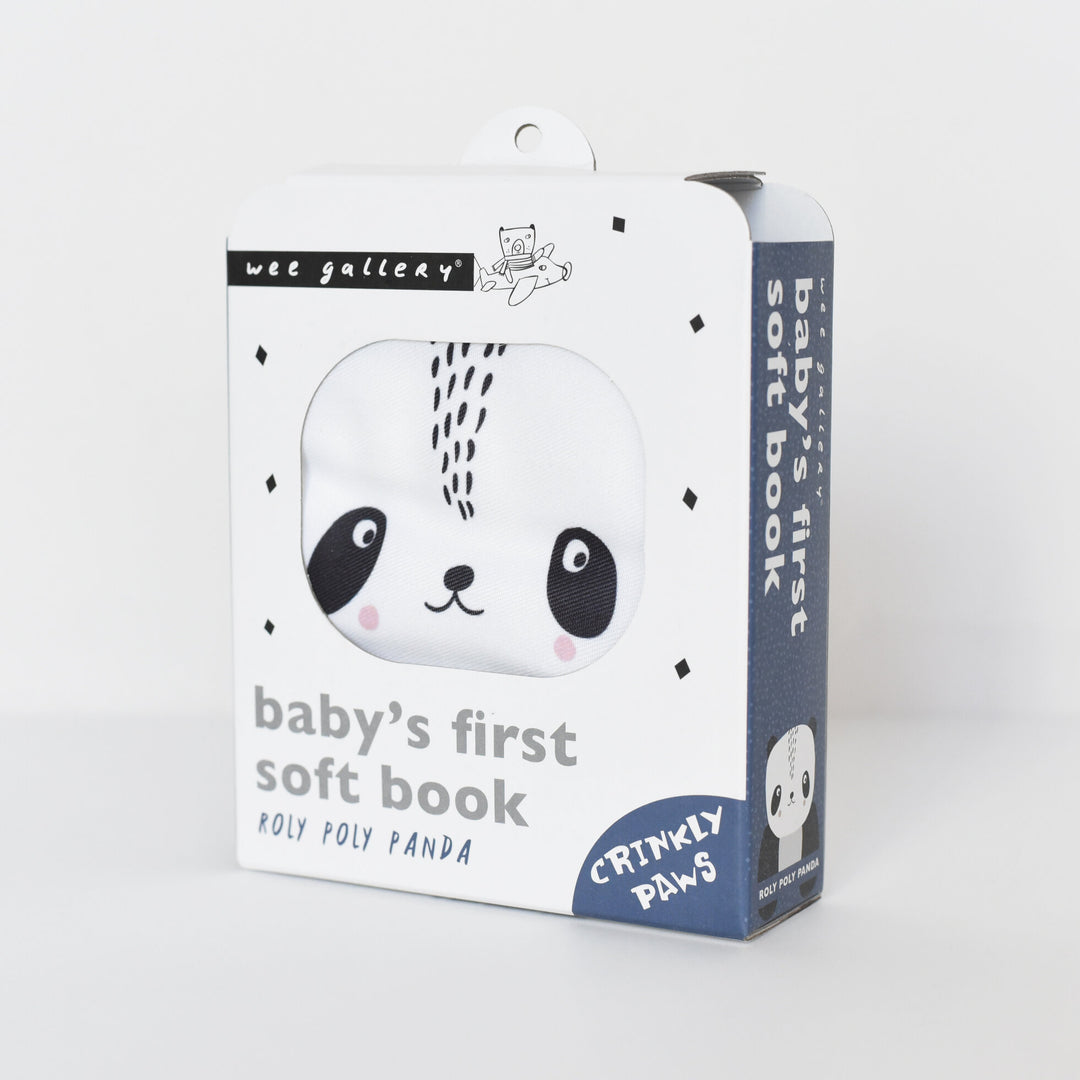 Wee Gallery - Soft Cloth Book - Panda - Mabel & Fox
