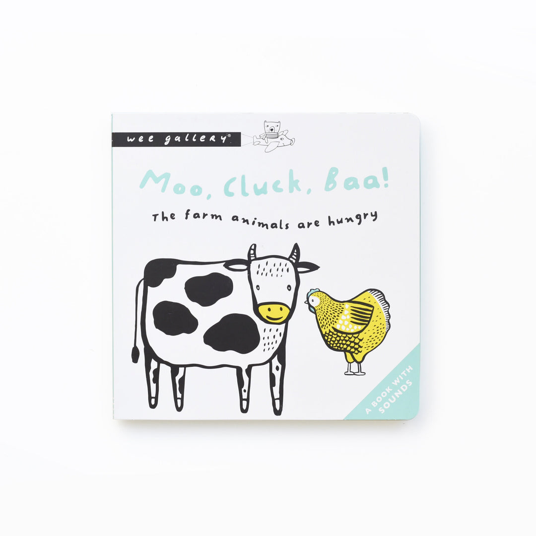 Wee Gallery - Sound Book - Moo, Cluck, Baa!