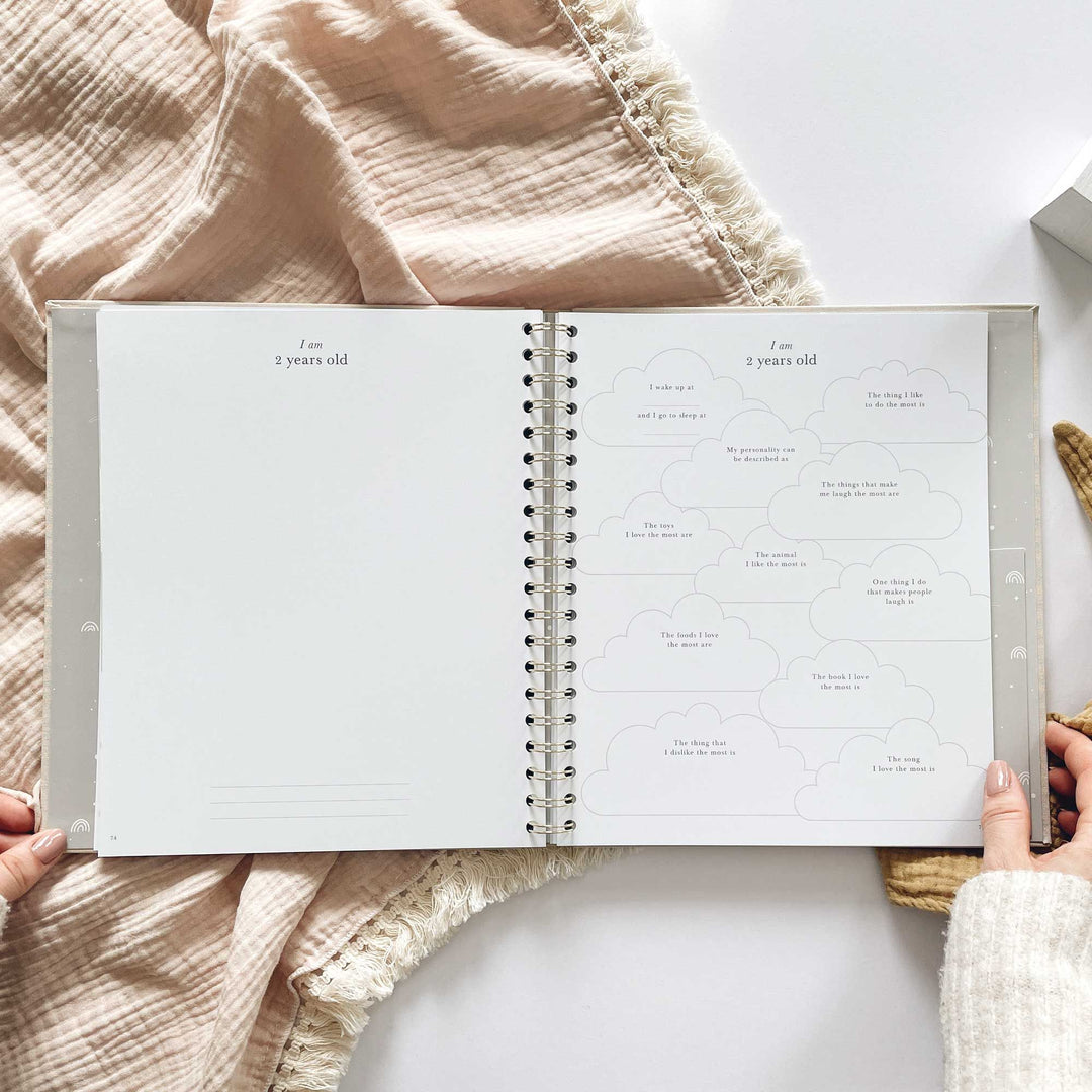 Blush & Gold - Baby Book - Misty - Mabel & Fox