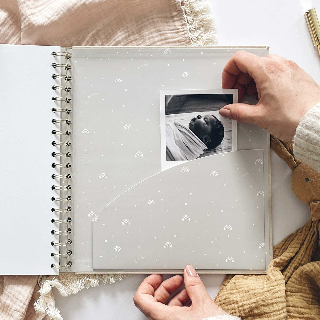 Blush & Gold - Baby Book - Misty - Mabel & Fox