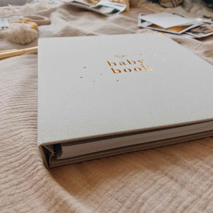 Blush & Gold - Baby Book - Misty - Mabel & Fox