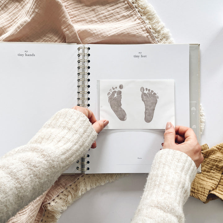 Blush & Gold - Baby Book - Safari - Mabel & Fox