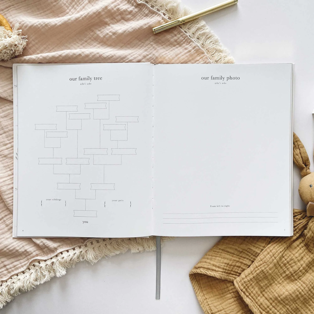 BLUSH & GOLD - PREGNANCY JOURNAL - ANIMALS - Mabel & Fox