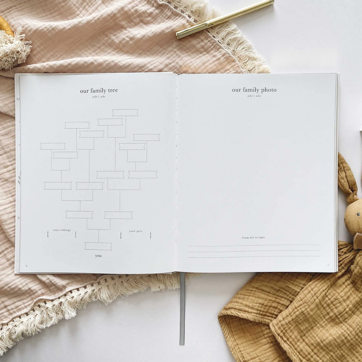 BLUSH & GOLD - PREGNANCY JOURNAL - ANIMALS - Mabel & Fox