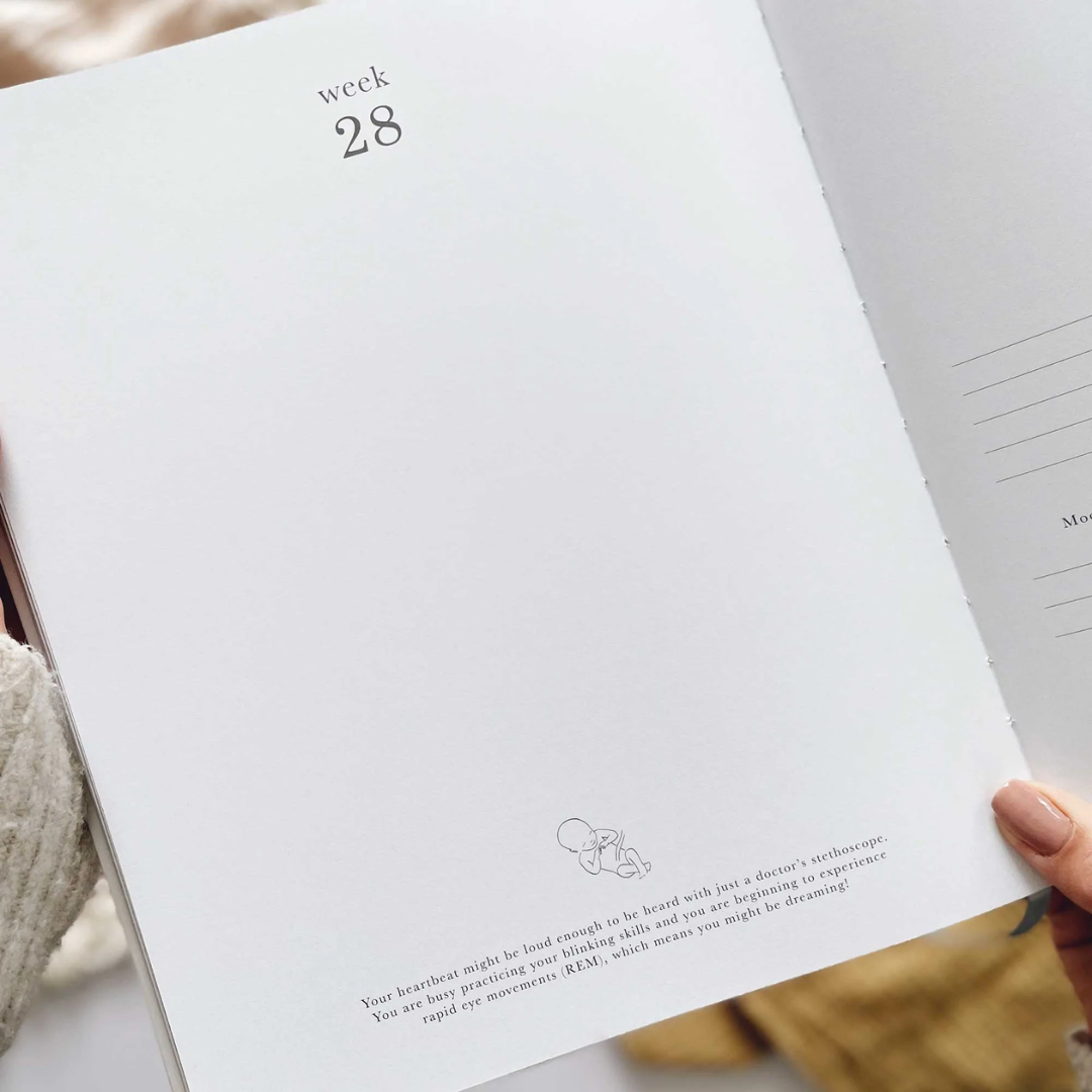 BLUSH & GOLD - PREGNANCY JOURNAL - ANIMALS - Mabel & Fox