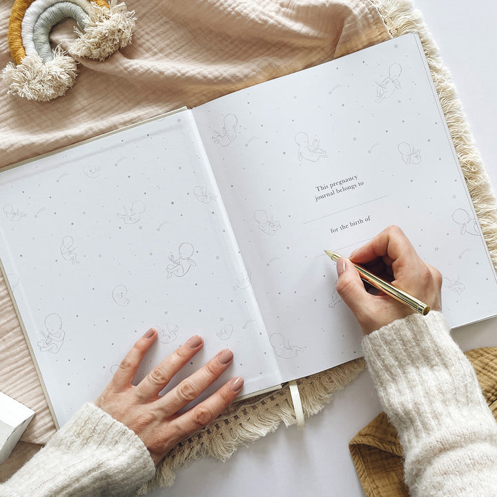 Blush & Gold - Pregnancy Journal - Pearl - Mabel & Fox