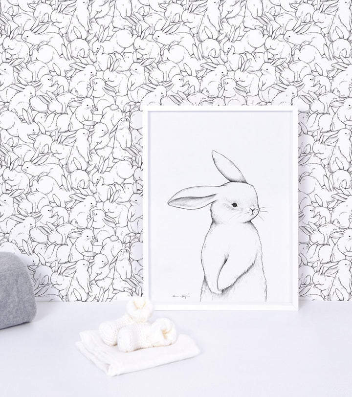 Lilipinso - Art Print - Bunny - 30x40 cm