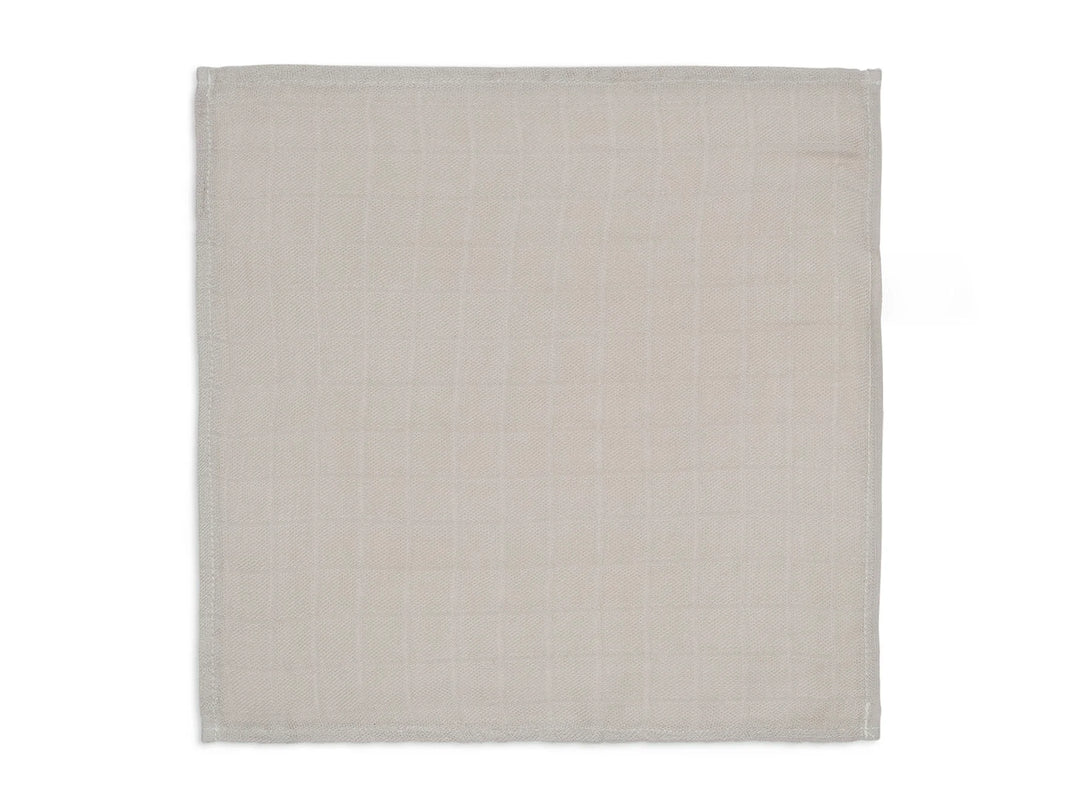 Jollein - Muslin Mouth Cloth 31 x 31cm - Bamboo Cotton Caramel (3 Pack)